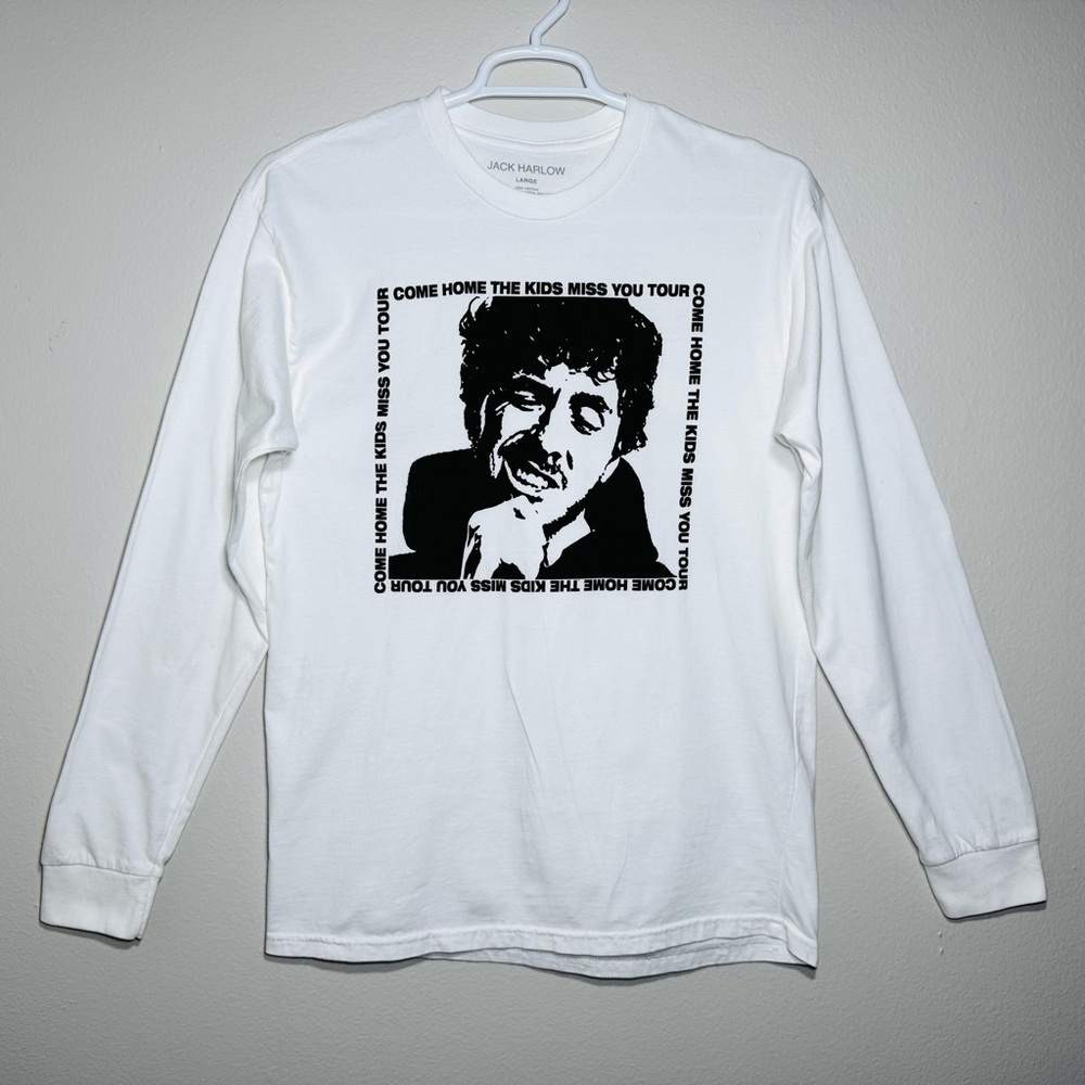 Jack Harlow Come Home The Kids Miss You 2022 Tour Long Sleeve Shirt Size Large